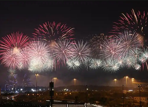 乐亭县焰火晚会